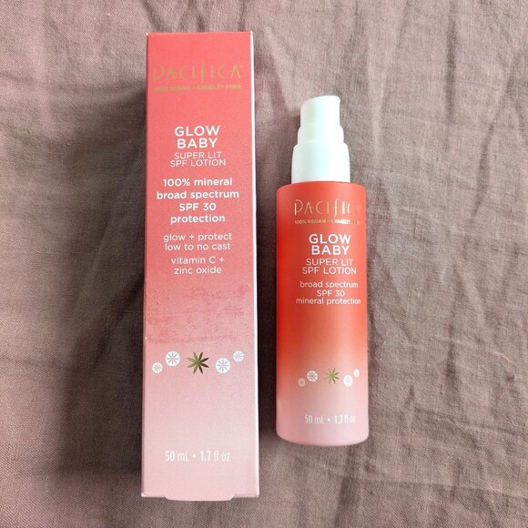 🌸 Pacifica Glow Baby Super Lit SPF Lotion SPF 30 NIB - Picture 1 of 7